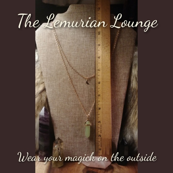 Natural Adventurine Chakra Boho Gypsy Necklace - Picture 2 of 5